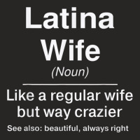 Funny Latina Wife Definition Design For Latina Women Ladies Fitted T-shirt | Artistshot