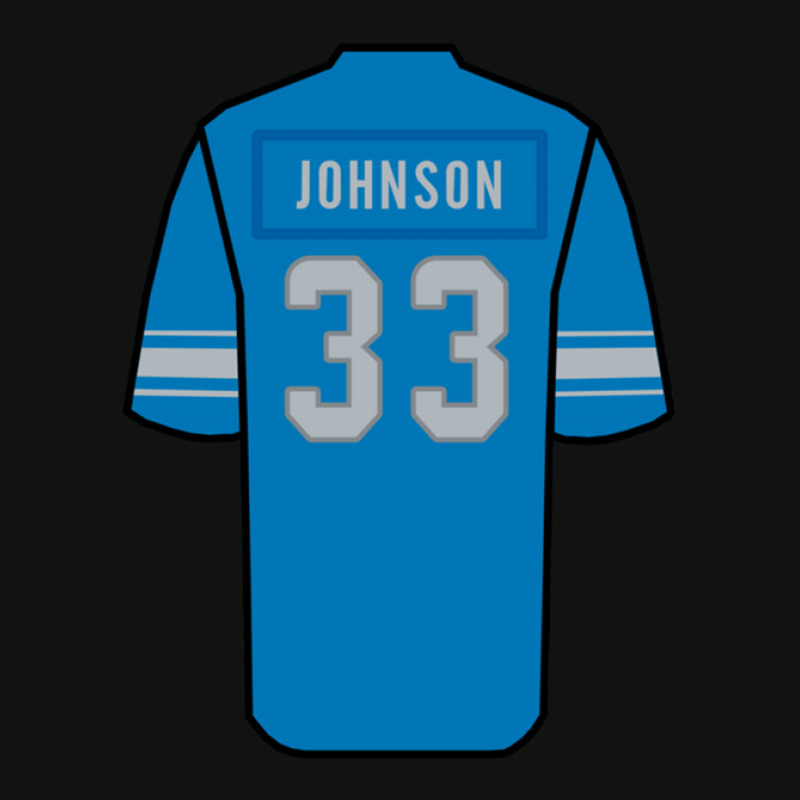 Kerryon Johnson Jersey Scorecard Crop Tee | Artistshot