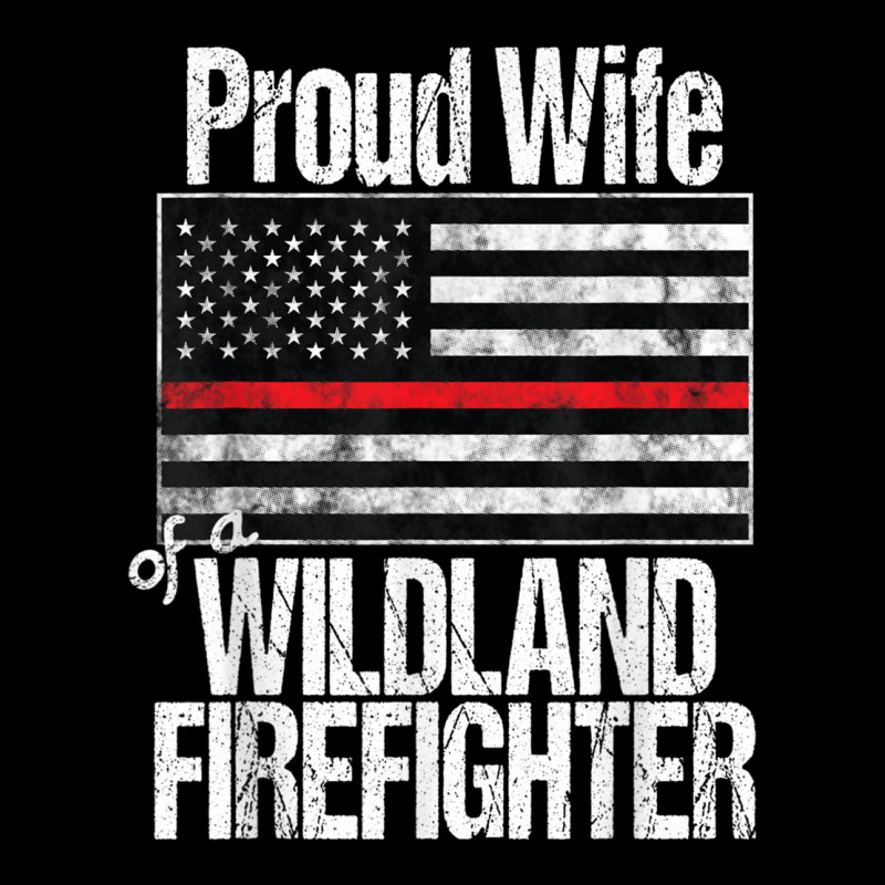 Red Line Flag Product Proud Wife Of A Wildland Firefighter Adjustable Cap | Artistshot