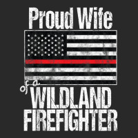 Red Line Flag Product Proud Wife Of A Wildland Firefighter Printed Hat | Artistshot