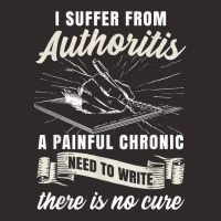 Funny Writing Author Novelist Wrister Authoritis Racerback Tank | Artistshot