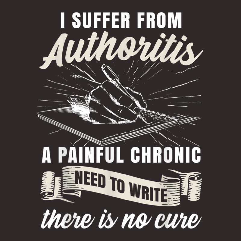 Funny Writing Author Novelist Wrister Authoritis Racerback Tank by CourtneyGwirtz | Artistshot