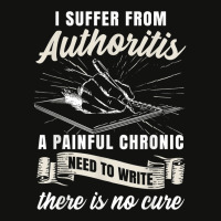 Funny Writing Author Novelist Wrister Authoritis Scorecard Crop Tee | Artistshot