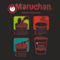 Maruchan Recommended Cooking Directions Symbols Tank Top Ladies Fitted T-shirt | Artistshot