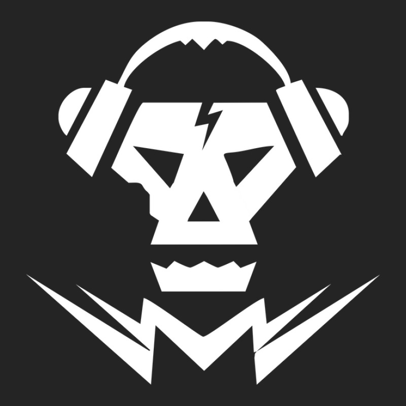 Dubstep Music Logo Skull 3/4 Sleeve Shirt | Artistshot