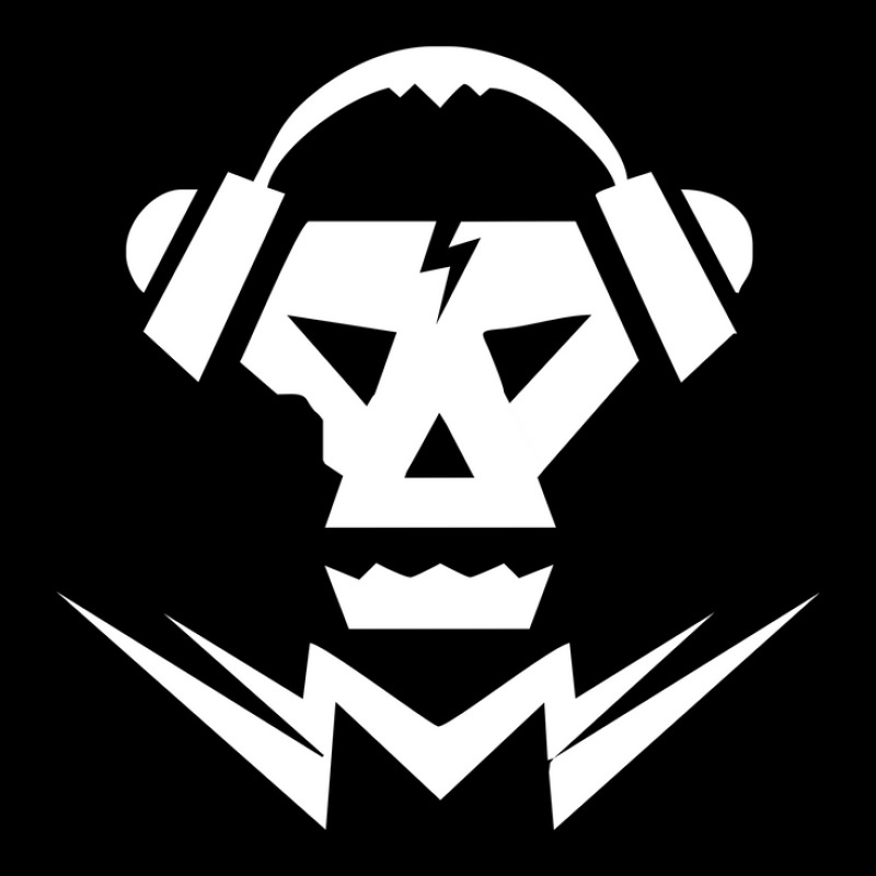 Dubstep Music Logo Skull Women's V-neck T-shirt | Artistshot