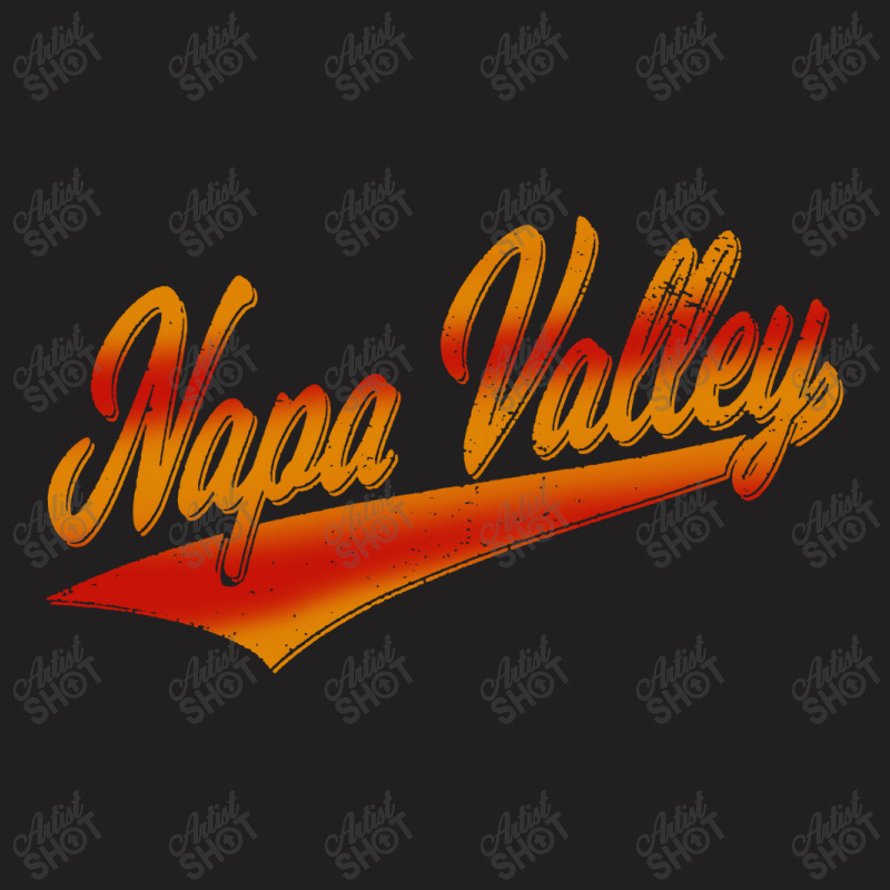 Napa, Valley California Flag Sports Baseball T-shirt | Artistshot