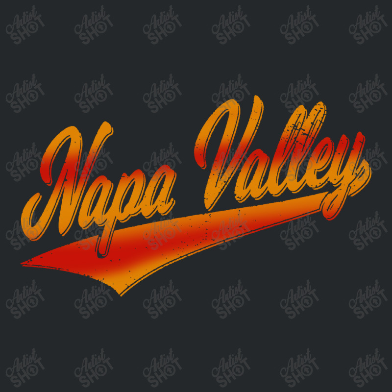 Napa, Valley California Flag Sports Baseball Crewneck Sweatshirt | Artistshot