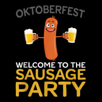 Welcome To The Sausage Party Funny Oktoberfest Adjustable Cap | Artistshot