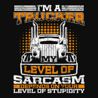 Truck Driver  Funny Big Trucking Trucker Crop Top | Artistshot