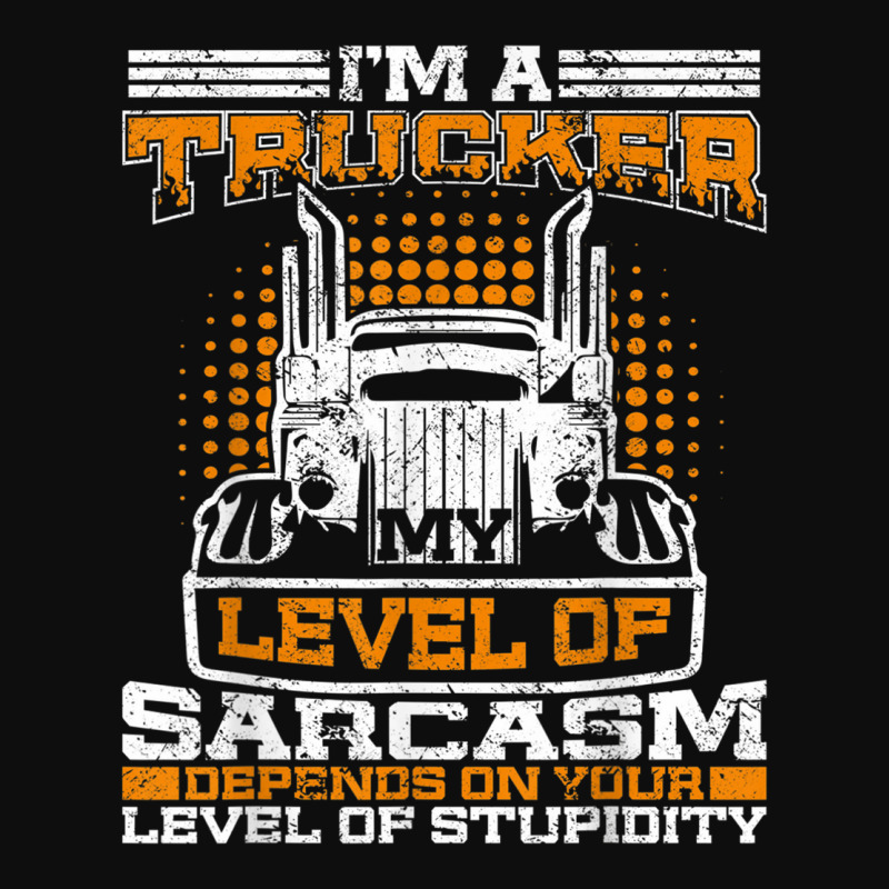 Truck Driver  Funny Big Trucking Trucker Crop Top by KelseyHachler | Artistshot