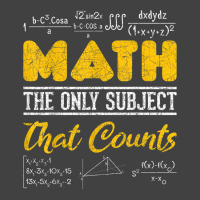 Funny Math Geek Math The Only Subject That Counts Nerd Math Vintage T-shirt | Artistshot