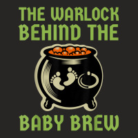 The Warlock Behind The Baby Brew, Halloween New Dad To Be Ladies Fitted T-shirt | Artistshot