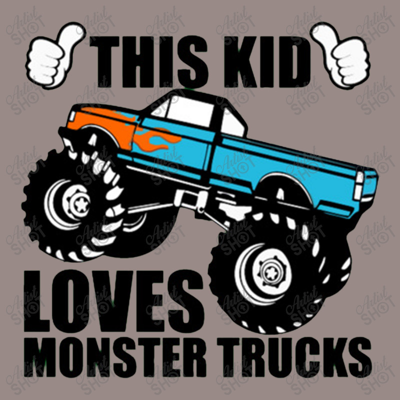 Kids Monster Trucks Vintage T-Shirt by Janjanillustration | Artistshot