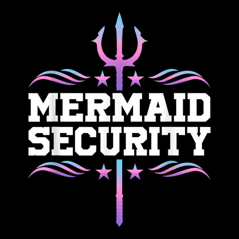 Mermaid Security Tees Mens Boys Swimmer Dad Merdad Trident Lightweight Hoodie | Artistshot