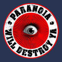 Paranoia Will Destroy Ya' Red Black Amp White Men Denim Jacket | Artistshot