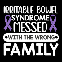 Irritable Bowel Syndrome Messed With The Wrong Family Cropped Hoodie | Artistshot