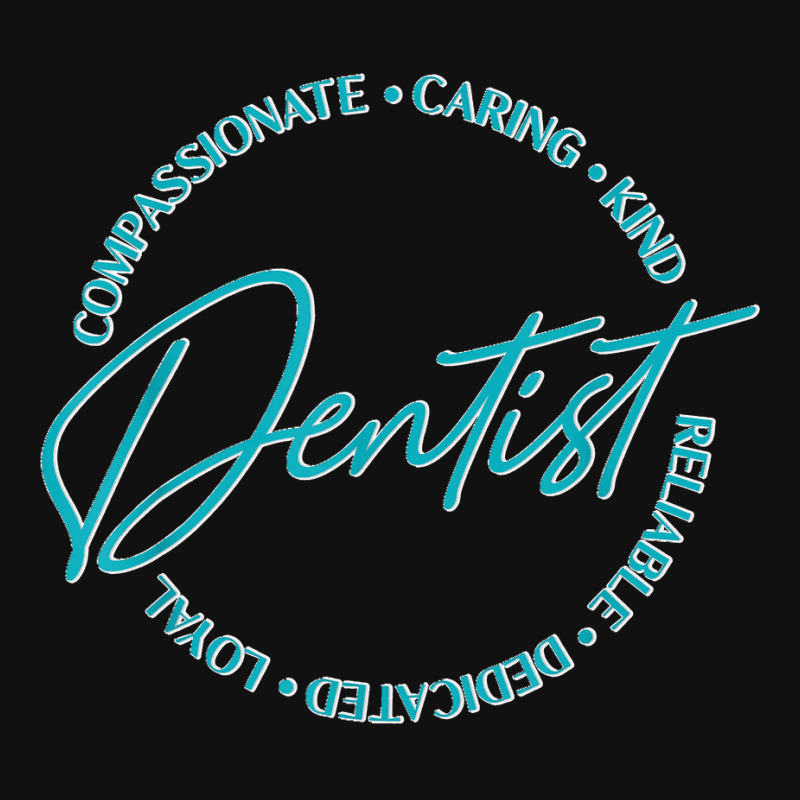 Dentist And Dental Student Quote Caring Dental Quote License Plate | Artistshot