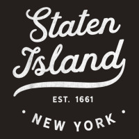 Classic Retro Vintage Staten Island New York City Usa Pride Tank Top | Artistshot