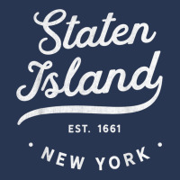 Classic Retro Vintage Staten Island New York City Usa Pride Men Denim Jacket | Artistshot