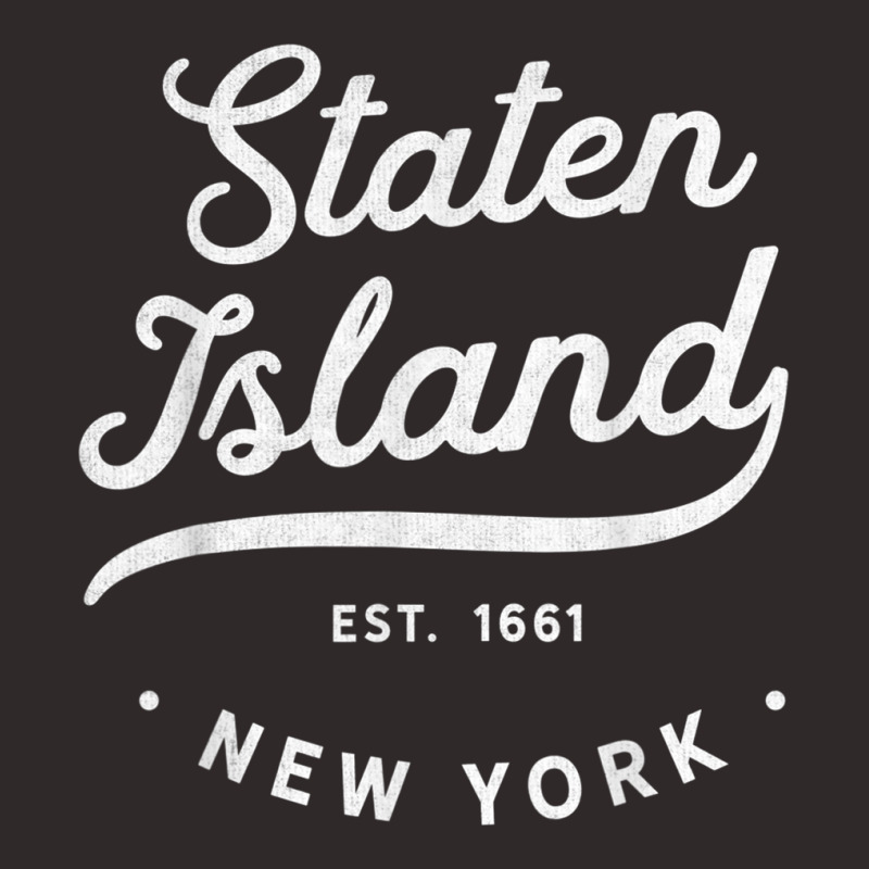 Classic Retro Vintage Staten Island New York City Usa Pride Racerback Tank by FionaMciver | Artistshot