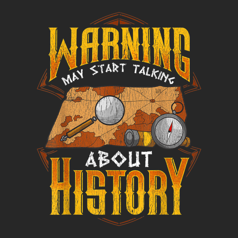 Warning May Start Talking About History Funny Historian Men's T-shirt Pajama Set | Artistshot