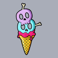 Pastel Goth Skulls And Bones Ice Cream Cone Tank Dress | Artistshot