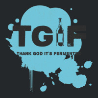 Beer - Tgif - Thank God It's Fermented (white) Crewneck Sweatshirt | Artistshot