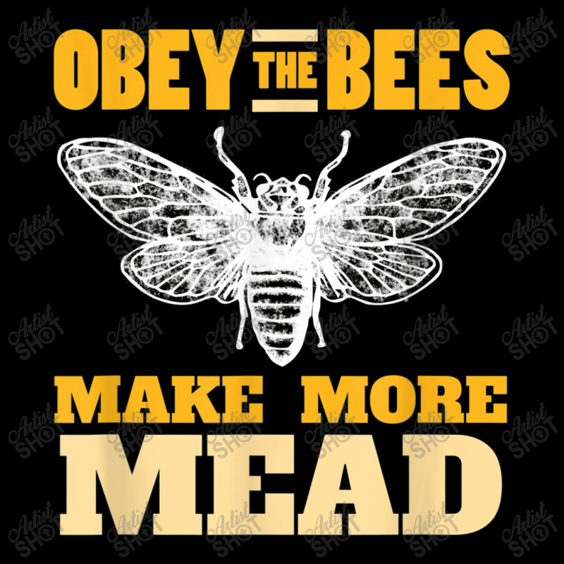 Obey The Bees, Make More Mead Meadmaking Homebrew Maternity Scoop Neck T-shirt by MechelleMilliken | Artistshot