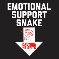 Mens Crude Humor Inappropriate Emotional Support Snake Halloween T-shirt | Artistshot