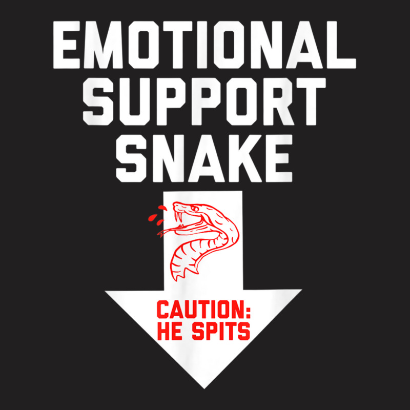 Mens Crude Humor Inappropriate Emotional Support Snake Halloween T-shirt | Artistshot