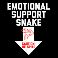 Mens Crude Humor Inappropriate Emotional Support Snake Halloween V-neck Tee | Artistshot