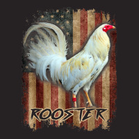 White Rooster Cock Fight Us Flag Vintage Cap | Artistshot