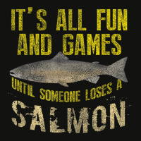 Funny Salmon Fishing Freshwater Saltwater Fish Angler Scorecard Crop Tee | Artistshot