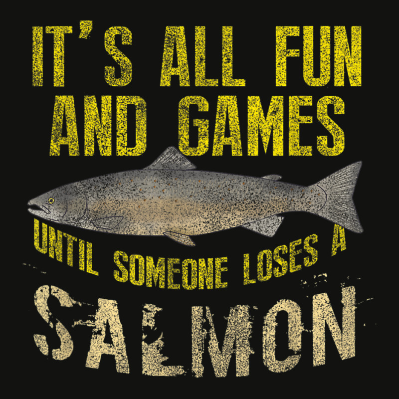 Funny Salmon Fishing Freshwater Saltwater Fish Angler Scorecard Crop Tee by SheilaAntoinette | Artistshot