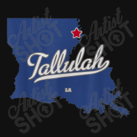 Tallulah Louisiana La Map Rear Car Mat | Artistshot