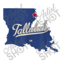 Tallulah Louisiana La Map Sticker | Artistshot