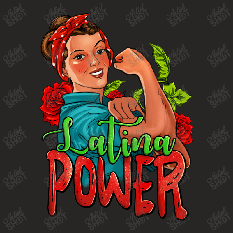 Latina Power Strong Woman Ladies Fitted T-Shirt by Jasminsmagicworld | Artistshot