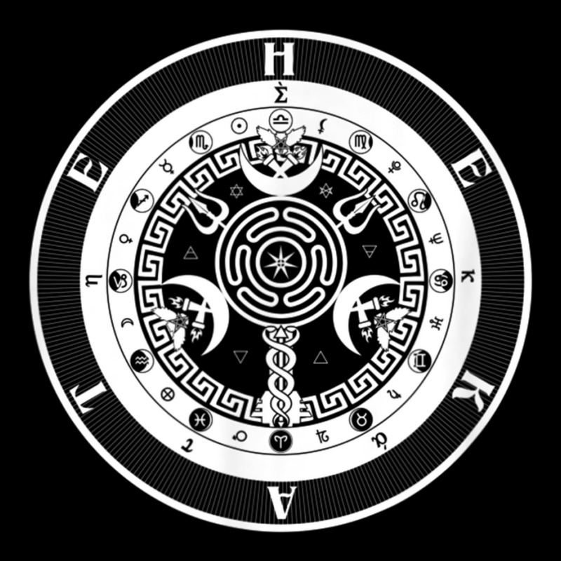 Pagan Hekate Symbol Pagan Wicca Symbol Hecate Wheel Goddess V-Neck Tee by LucianaFoster | Artistshot