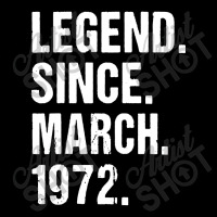 Legend Since March 1972 Cropped Sweater | Artistshot