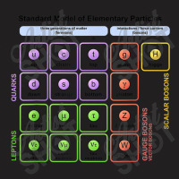 Particles Standard Model Higgs Boson Physics Teacher Student T-shirt | Artistshot