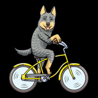 Australian Cattle Dog T  Shirt Australian Cattle Dog Dog With Bike T Zipper Hoodie | Artistshot