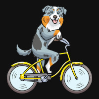 Australian Shepherd T  Shirt Australian Shepherd Dog With Bike T  Shir Baby Beanies | Artistshot