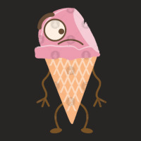 Strawberry Ice Cream Cone Gift Ladies Fitted T-shirt | Artistshot