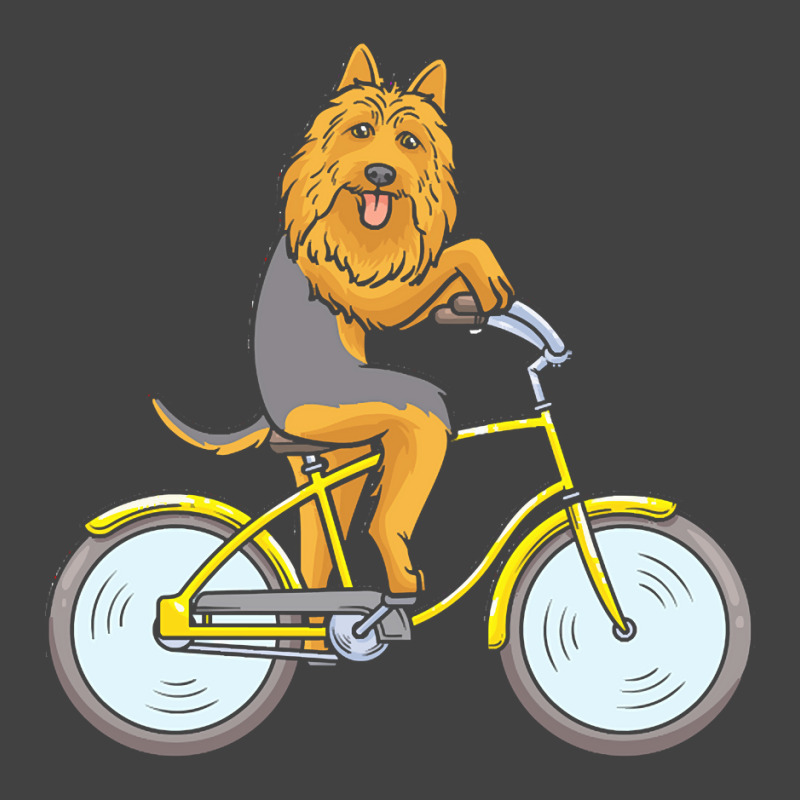 Australian Terrier T  Shirt Australian Terrier Dog With Bike T  Shirt Vintage T-Shirt by gaetanonolan | Artistshot