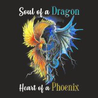 Soul Of A Dragon Heart Of A Phoenix Tee For Men Women Ladies Fitted T-shirt | Artistshot