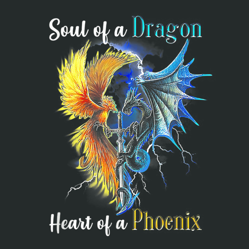 Soul Of A Dragon Heart Of A Phoenix Tee For Men Women Women's Triblend Scoop T-shirt by LilyWillis | Artistshot