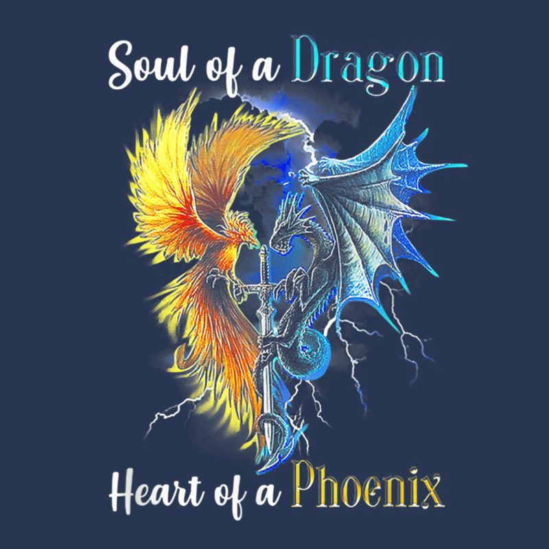 Soul Of A Dragon Heart Of A Phoenix Tee For Men Women Ladies Denim Jacket by LilyWillis | Artistshot