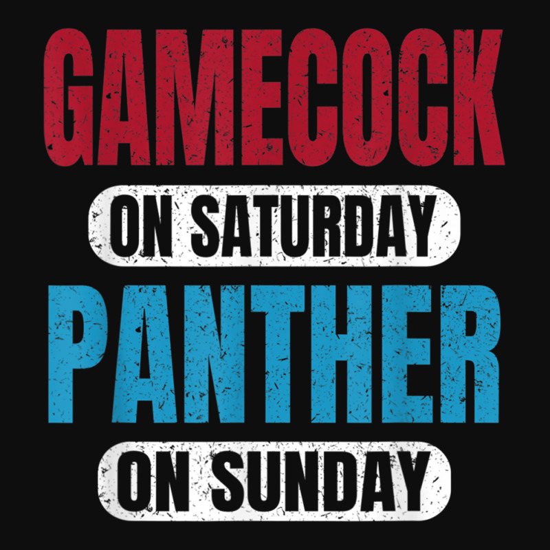 Gamecock On Saturday Panther On Sunday Sports Fans Vintage Crop Top by CourtneyGwirtz | Artistshot