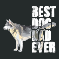 Best Dog Dad Ever Siberian Husky Dog Lovers Women's Triblend Scoop T-shirt | Artistshot